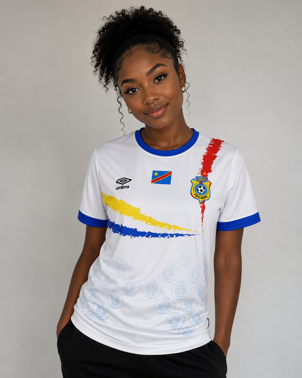 DR Congo National Team Jersey - Retro - White