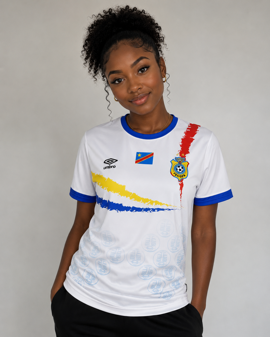 DR Congo National Team Jersey - Retro - White