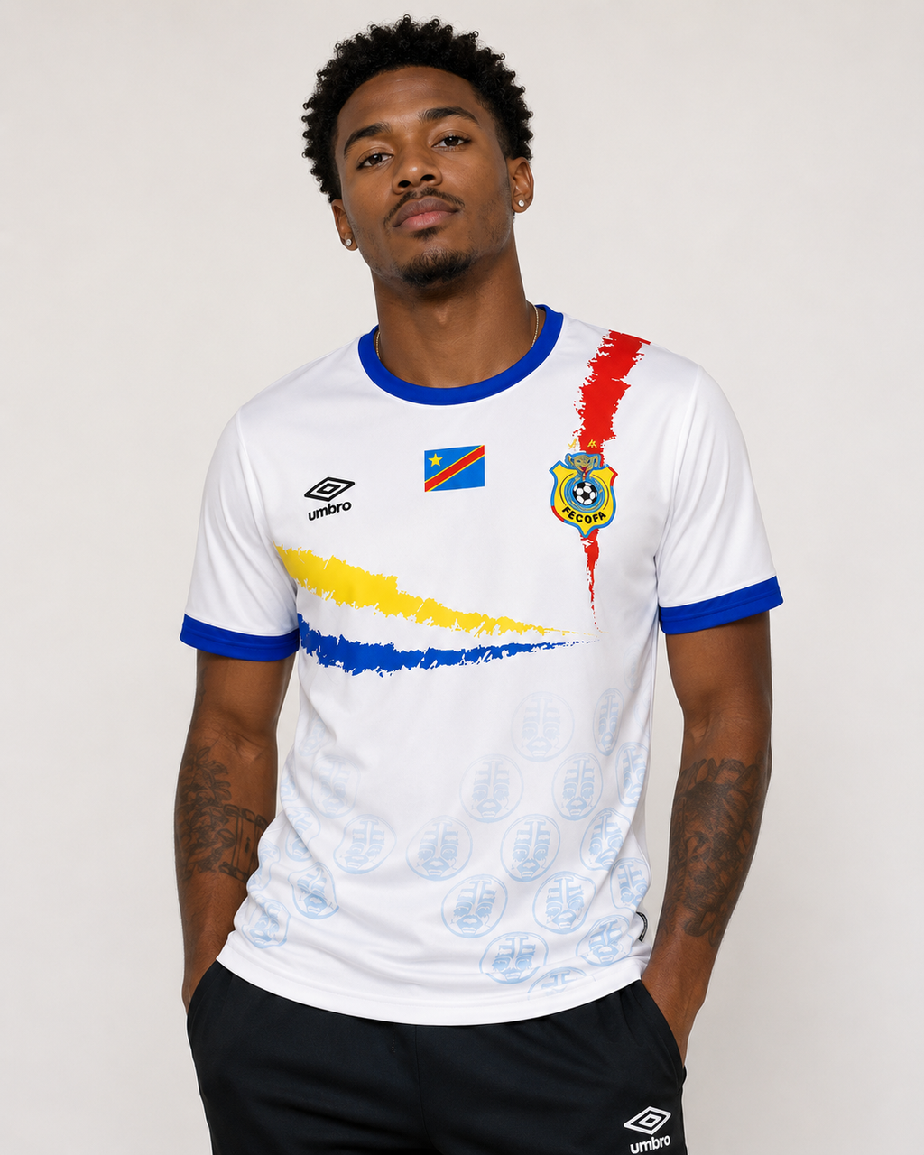 DR Congo National Team Jersey - Retro - White