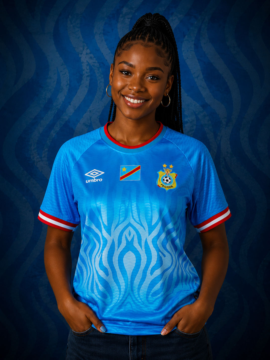 DR Congo National Team Jersey - Blue