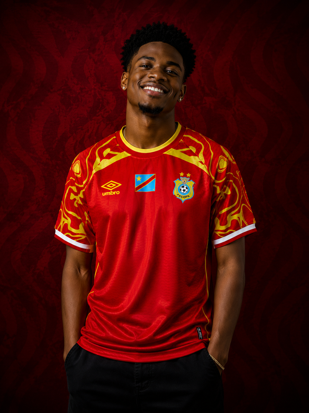 DR Congo National Team Jersey - Red